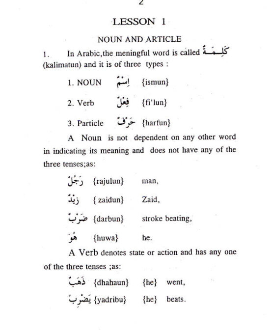 Arabic for the Beginners