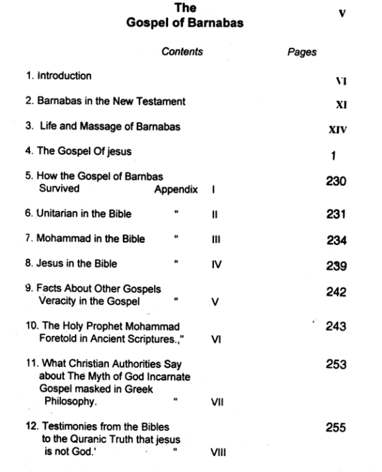 The Gospel of Barnabas