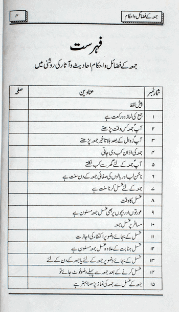 Juma Ke Fazail Aur Ahkaam – (Urdu) – (PB)