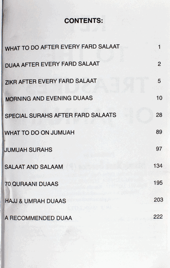 Key To The Tresures Of Jannah